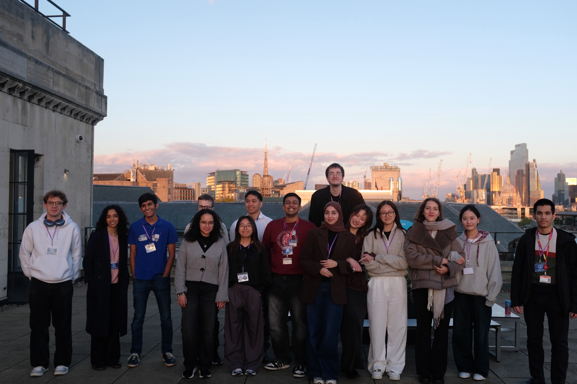 KCL Tech committee smiling